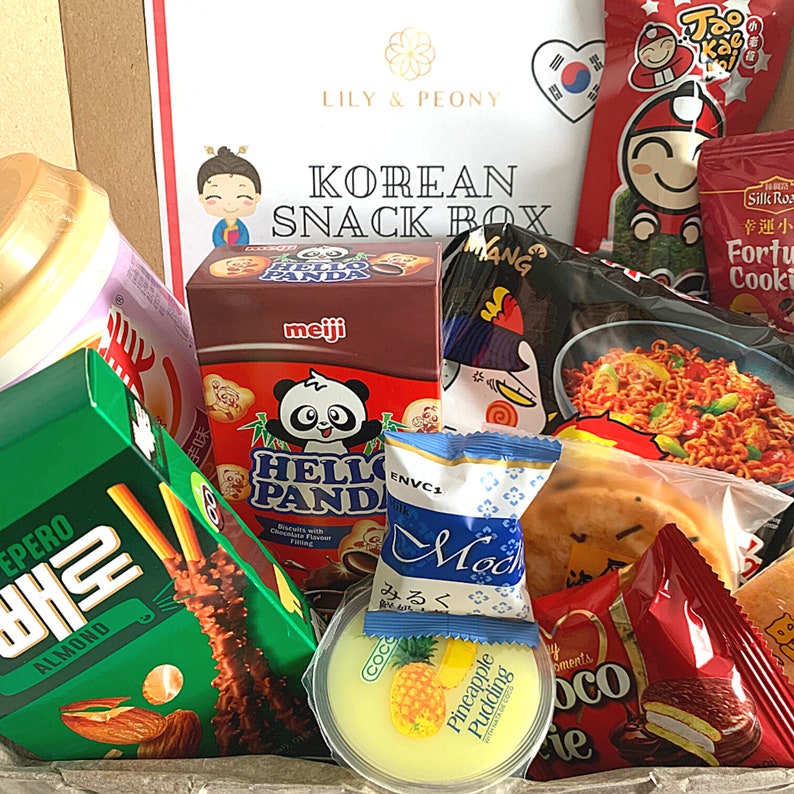 Kawaii Cute Deluxe Korean Asian Snack Box Birthday Gift Box Etsy UK