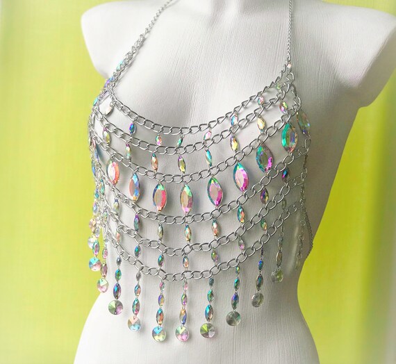 sequin top rave