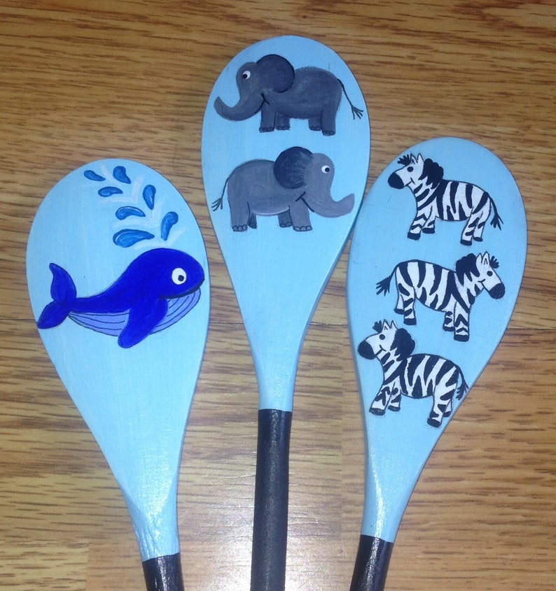 Number Spoons 110 with pictures countingimaginary wooden Etsy