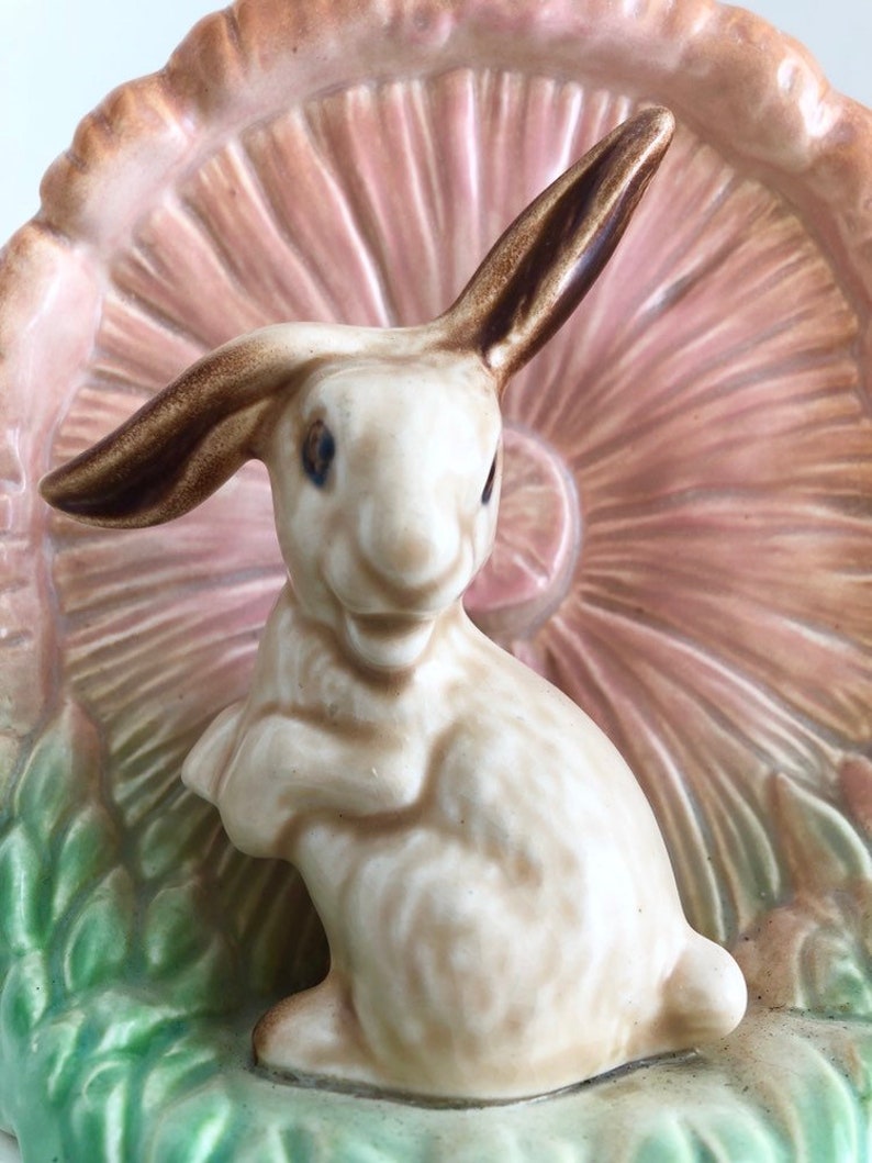 Vintage Sylvac Rabbit Vase Etsy