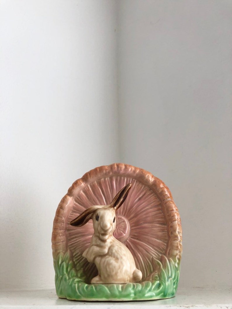 Vintage Sylvac Rabbit Vase Etsy
