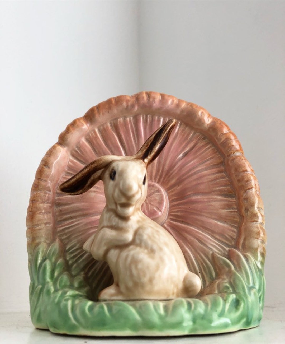 Vintage Sylvac Rabbit Vase Etsy