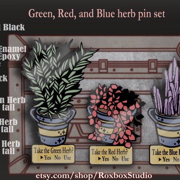 Fan inspiriert Resident Evil Herb Pins