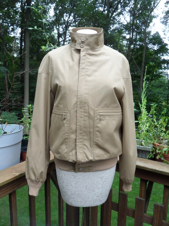 1980s London Fog Messenger Jacket L 80s 