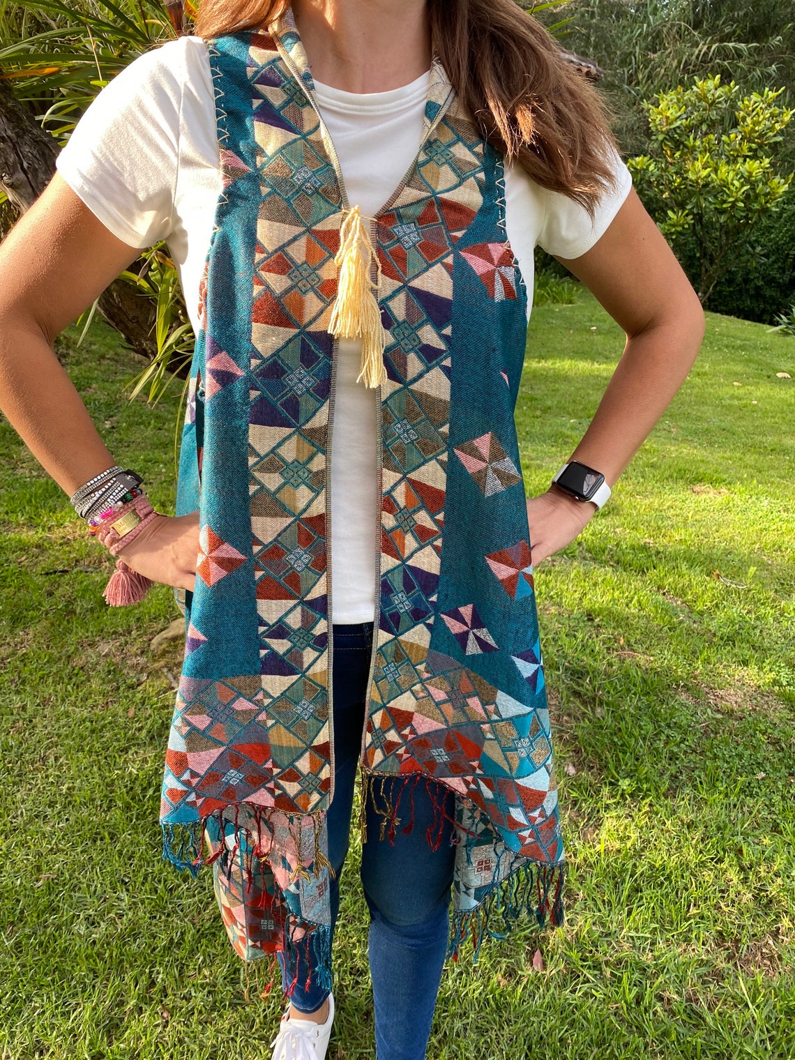 Colorful Vest Cozy Vest Bohochic Vest Mexican Vest. Etsy