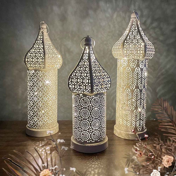 Moroccan Lantern, lanternes marocaines, Wrought Iron Lantern, Vintage decorative Iron Lamp