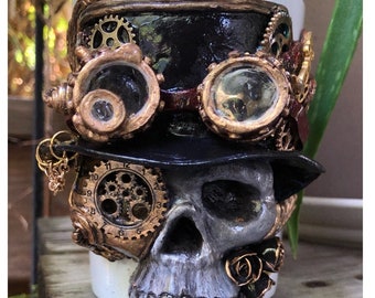 Steampunk Skull Mug