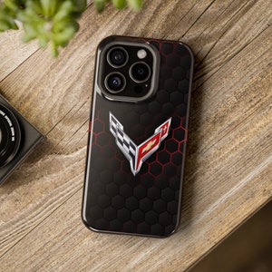 Corvette iPhone Hülle - Corvette Samsung Handyhülle - Handyhülle - Stoßfeste Gummieinlage - Matt oder Glänzend