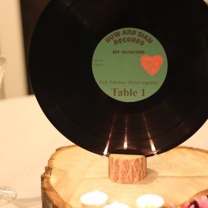 Vinyl Record Music Coasters / Gift for Music Lover /vinyl 