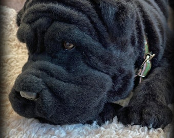 chinese shar pei stuffed animal