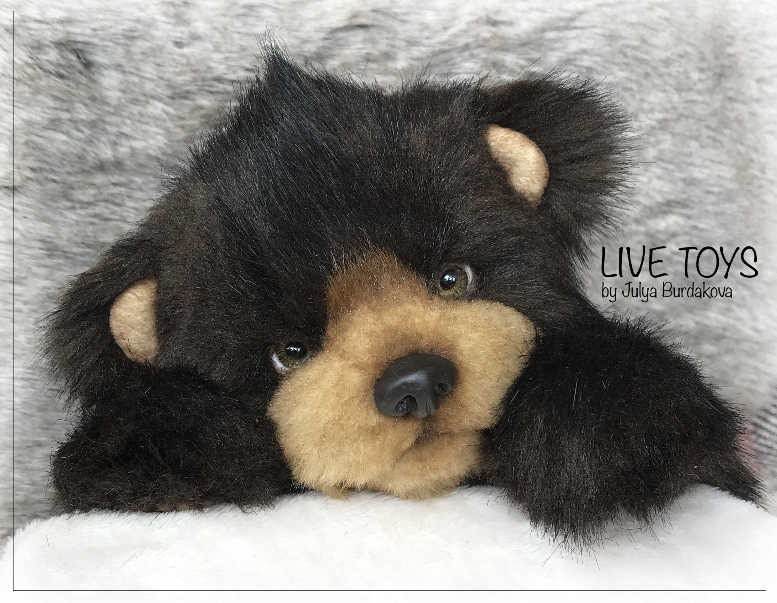 realistic stuffed bear