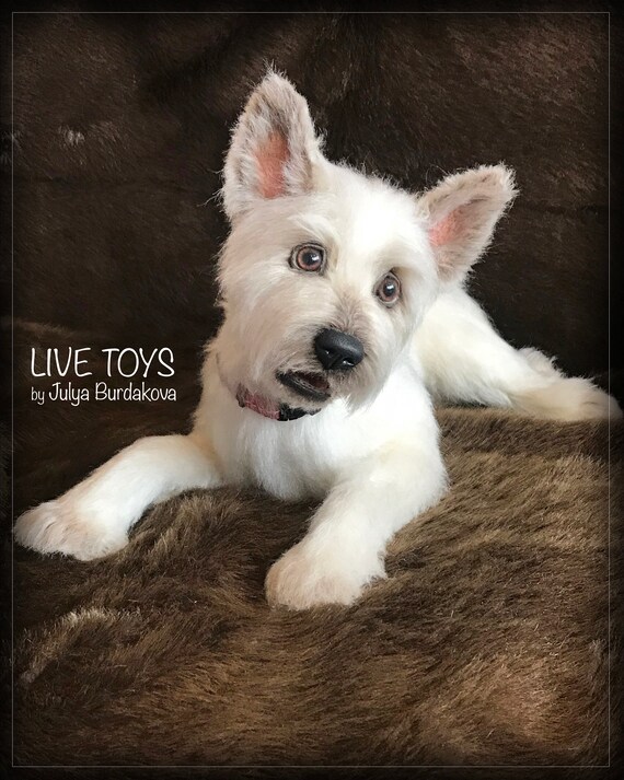 realistic stuffed dog
