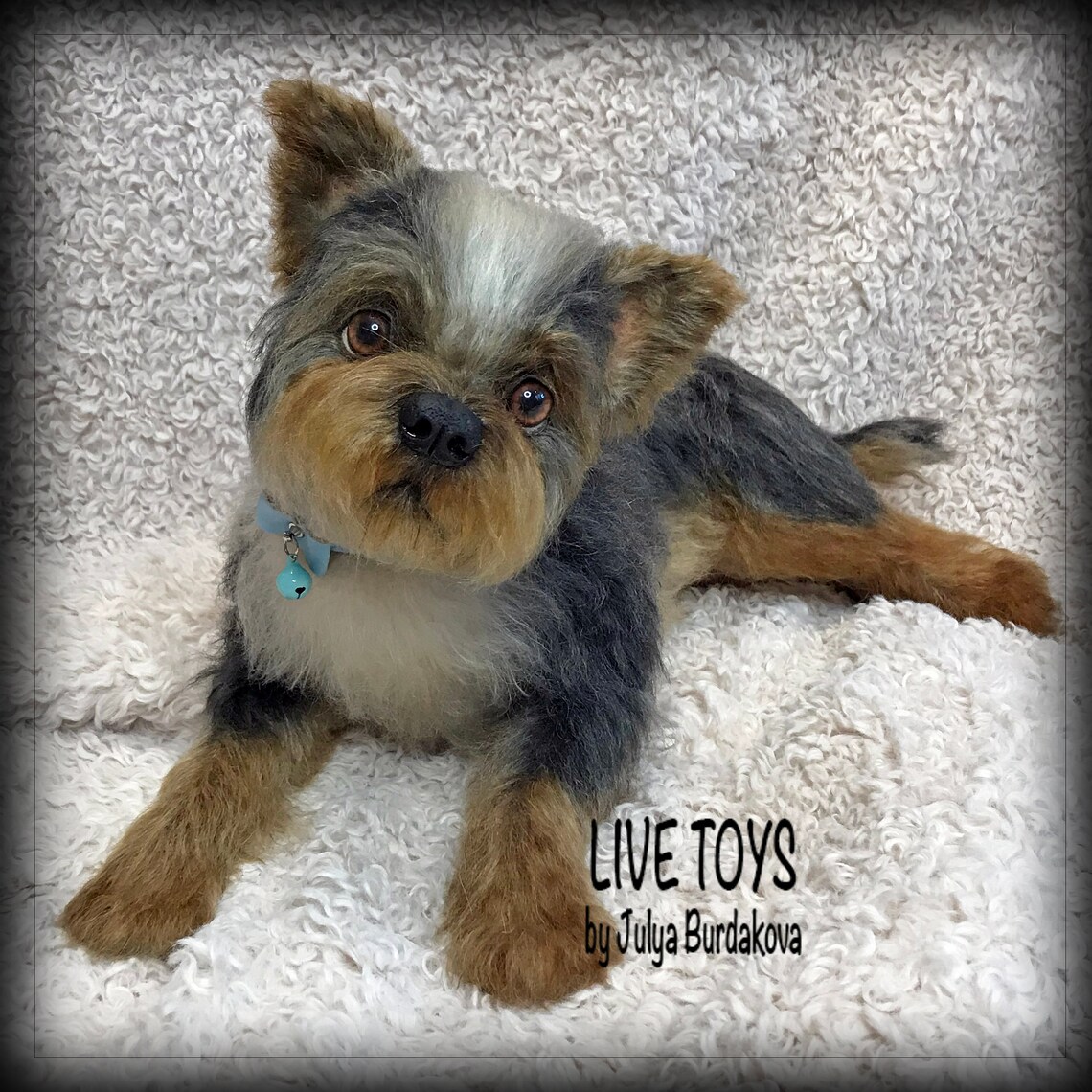 Yorkie Realistic stuffed toy Yorkie puppy Yorkshire terrier Etsy