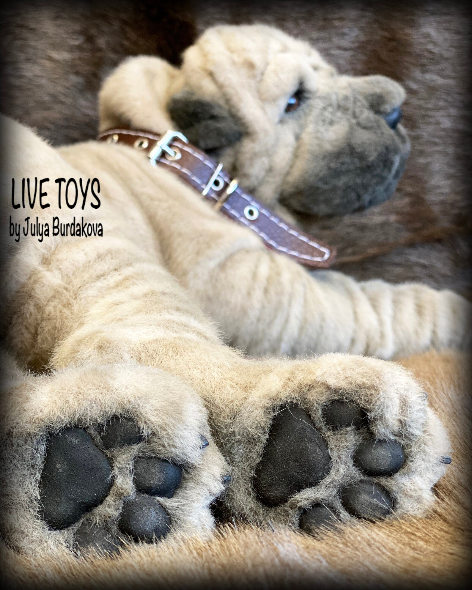 Shar pei plush shar pei puppy stuffed animals pet replica | Etsy