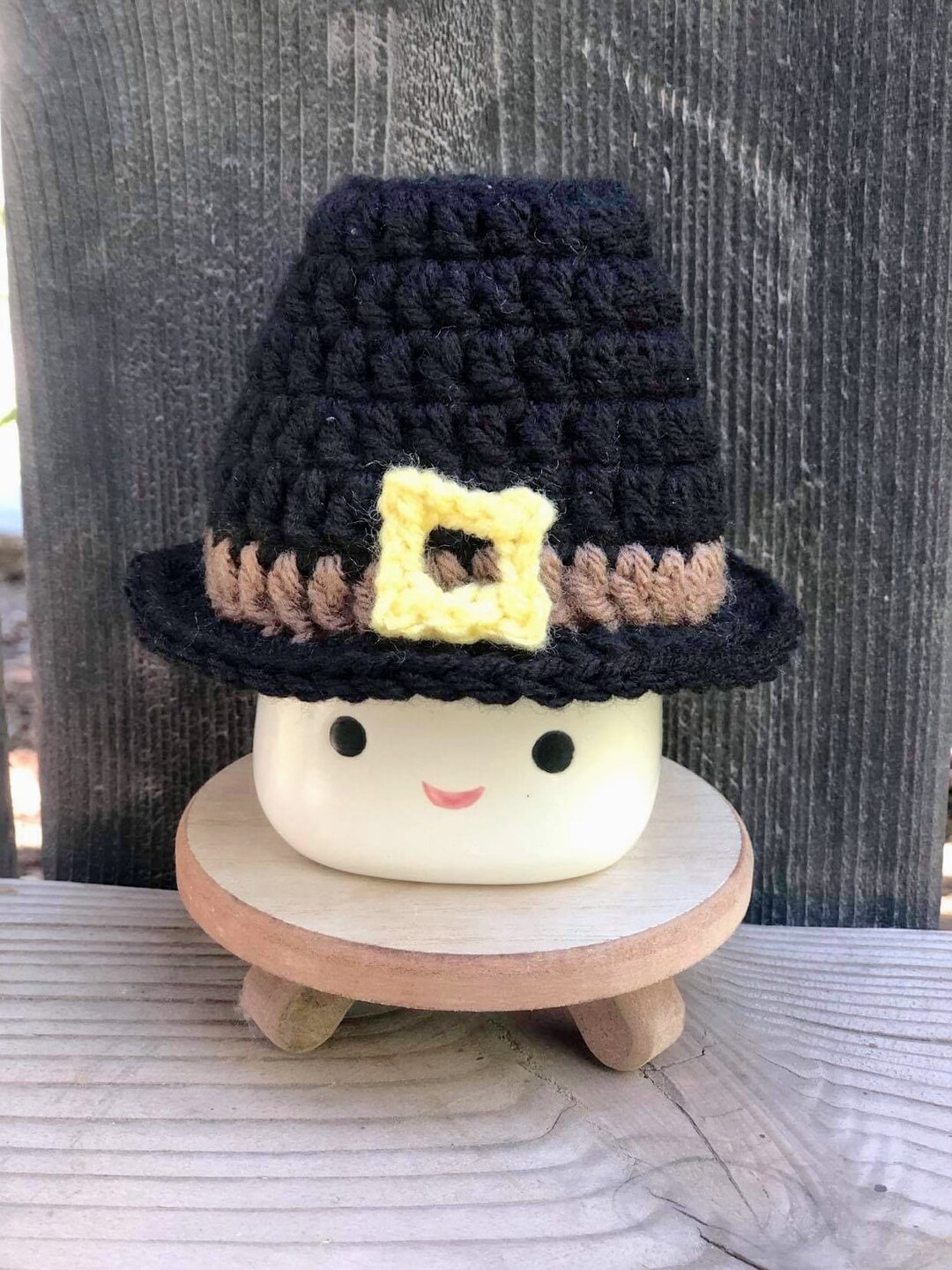 Marshmallow Mug Pilgrim Hat Etsy
