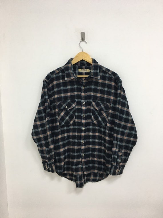 Vintage kansai yamamoto flannel kansai jeans
