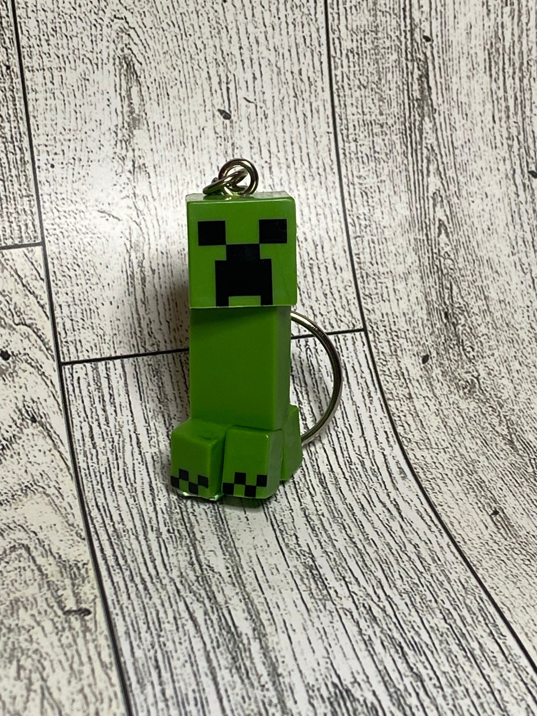 Minecraft Creeper Keychain Etsy