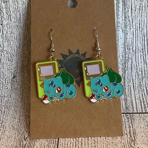 Bulbasaur Earrings Etsy