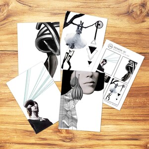 La valeur de carte postale (4 PCs.) : La vie en ligne - jeu #1