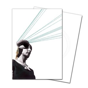 Carte de voeux carte postale luttent en ligne #5