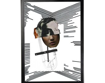 Art print posters from the series La Vie en ligne #12 (in A3)