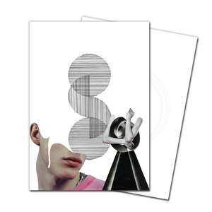 Carte de voeux carte postale luttent en ligne #4