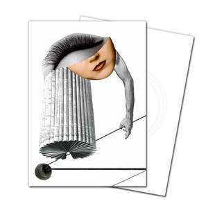 Carte de voeux carte postale luttent en ligne #2