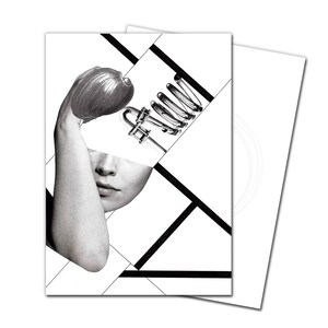 Carte de voeux carte postale luttent en ligne #9