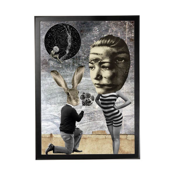 Kunstdruck Poster Collage DADA #6 in A3 (29,7x42cm)