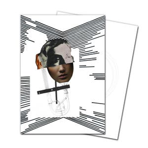 Carte de voeux carte postale luttent en ligne #12
