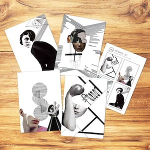 La valeur de carte postale (4 PCs.) : La vie en ligne - Set #3