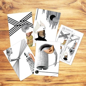 La valeur de carte postale (4 PCs.) : La vie en ligne - set #2