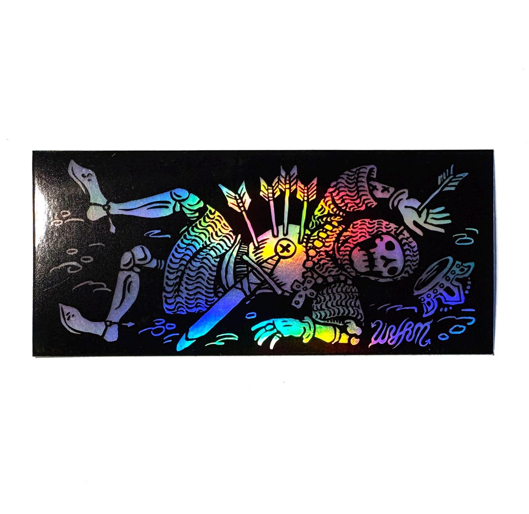 Reggie - Holographic Vinyl Sticker - Etsy