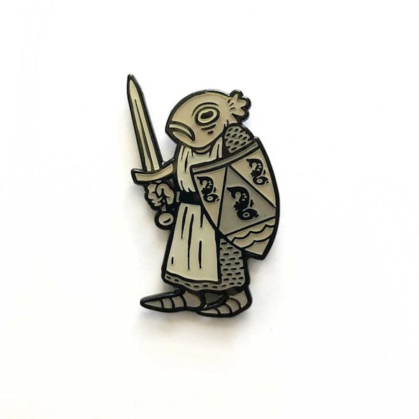 Historical Mosschesterian Knight pin