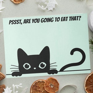 Tabla de cortar de vidrio con forma de gato negro, decoración de cocina para gatos, regalos para mamás de gatos, amantes de los gatos, regalos para hornear, cocinar, rebanar, picar