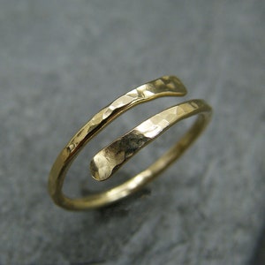 Solid Gold ring ~ Open ring ~ Thick gold ring ~ Modern gold ring ~ Minimalistic  ring ~ Rings for women gold ~ Gold ring ~ Red gold ~ Rose