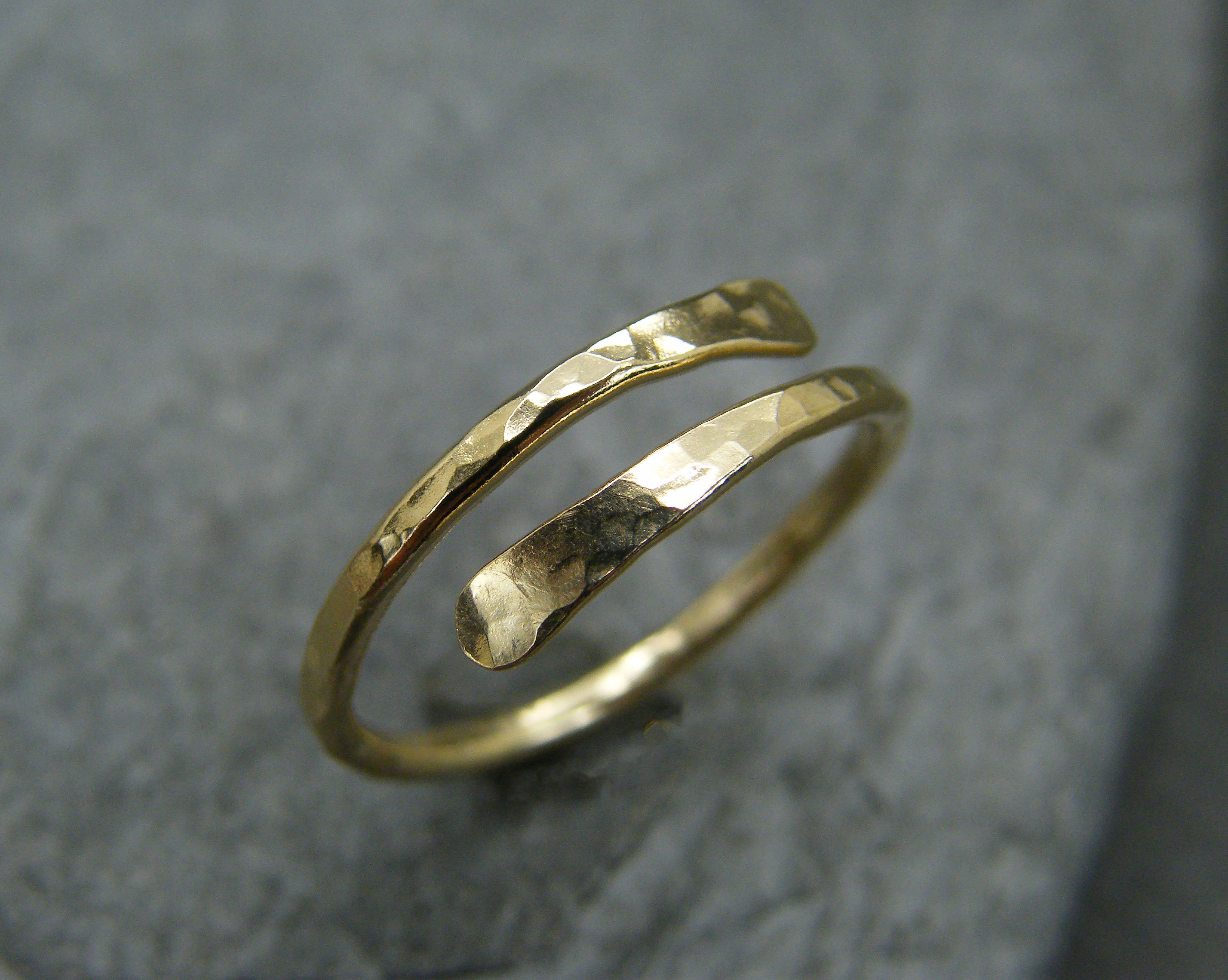 Solid Gold ring ~ Open ring ~ Thick gold ring ~ Modern gold ring ~ Minimalistic  ring ~ Rings for women gold ~ Gold ring ~ Red gold ~ Rose
