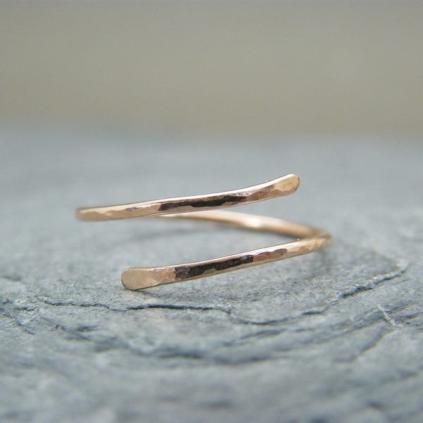 Dainty rose gold ring ~ Minimalist rose gold ring ~ Rose gold filled rings for women ~ Rose gold filled ring ~ Rose gold stacking ring ~