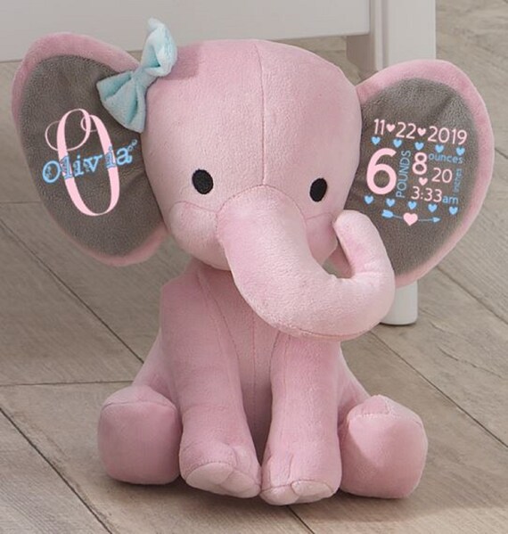 plush pink elephant