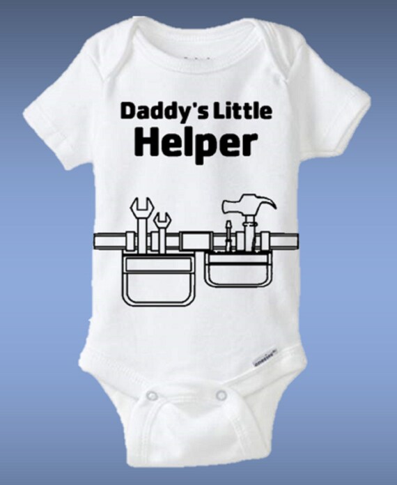 daddys little helper onesie