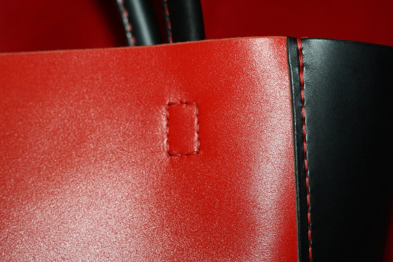 tote leather tote tote bag leather shoulder bag leather purse Red Leather bag leather handbags leather bag leather tote red leather