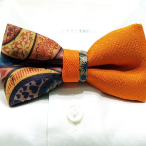 Papillon in sughero double made in italy Bow Tie immagine 5