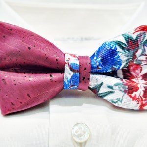 Papillon in sughero double made in italy Bow Tie 1