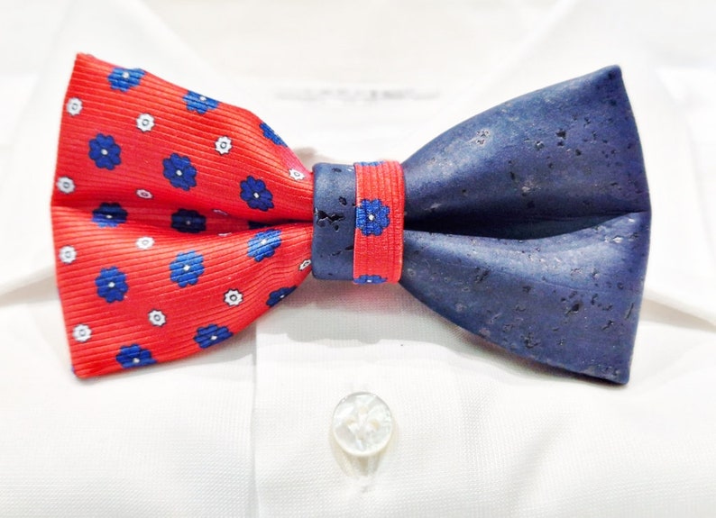 Papillon in sughero double made in italy Bow Tie 7