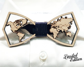 Papillon in legno fantasia Bow Tie Made in italy