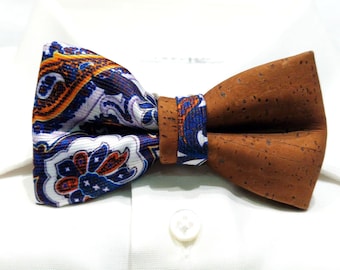 Papillon in sughero double  made in italy Bow Tie