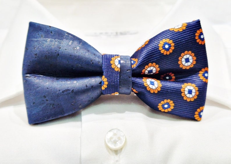 Papillon in sughero double made in italy Bow Tie 2