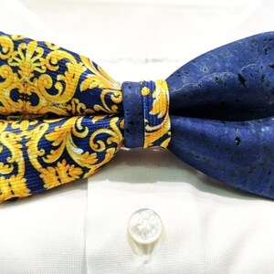 Papillon in sughero double made in italy Bow Tie 3