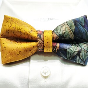 Papillon in sughero double made in italy Bow Tie 1