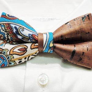 Papillon in sughero double made in italy Bow Tie 7